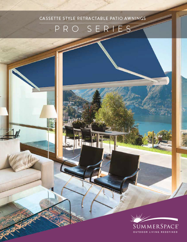 Traditional SummerSpace Pro Series Brochure Cover
