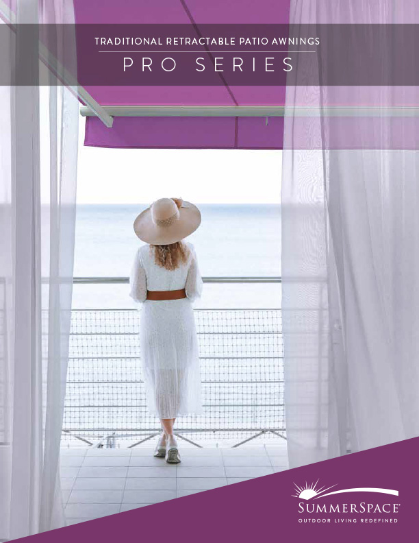 Traditional SummerSpace Pro Series Brochure Cover